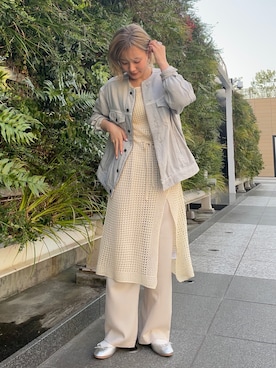 はたなおさん（レディース・158cm）の春コーディネート