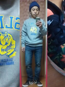 okuさん（メンズ・158cm）の冬コーディネート