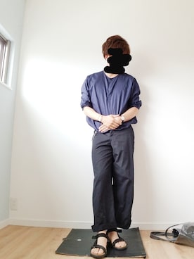 Kei Ozawaさん（メンズ・173cm）の夏コーディネート