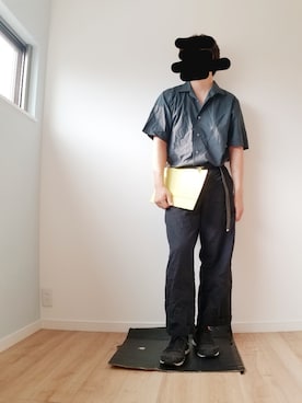 「commono reproducts（コモノリプロダクツ）のアイテム」を使った、Kei Ozawaさん（メンズ・173cm）の夏コーディネート