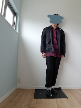 「marka（マーカ）のアイテム（ブルゾン）」を使った、Kei Ozawaさん（メンズ・173cm）の秋コーディネート