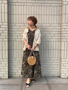 「Te chichi CLASSIC（テチチクラシック）のアイテム（ワンピース/ドレス）」を使った、ayakaさん（レディース・156cm）の春コーディネート