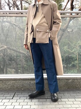 「MACKINTOSH」｜「アイテム（ブーツ）」を使った、ムルコギさん（メンズ・169cm）の春コーディネート