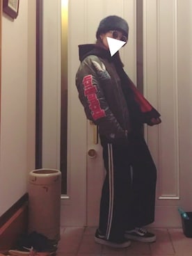 「JOYRICH」｜「アイテム（その他アウター）」を使った、ma.さん（レディース・157cm）の冬コーディネート