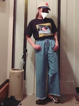 「JOYRICH」｜「アイテム（アクセサリー）」を使った、ma.さん（レディース・157cm）の夏コーディネート