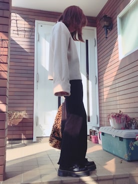 「G-SHOCK」｜「アイテム（ブーツ）」を使った、ma.さん（レディース・157cm）の冬コーディネート