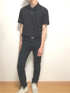 「REMIX（リミックス）のアイテム（腕時計）」を使った、ぬ っ き ーさん（メンズ・180cm）の夏コーディネート