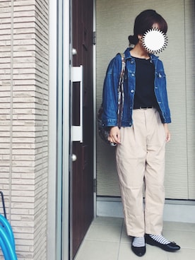 「Piedi Nudi（ピエディヌーディ）のアイテム（パンプス）」を使った、machikoさん（レディース・155cm）の秋コーディネート