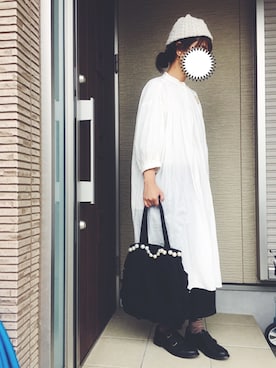 「SUN VALLEY（サンバレー）のアイテム（帽子）」を使った、machikoさん（レディース・155cm）の秋コーディネート