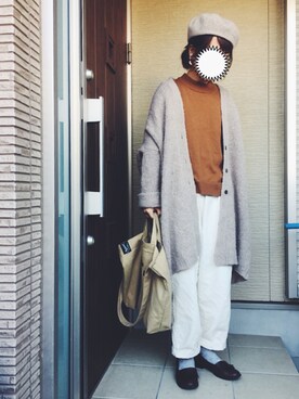 「BLISS POINT（ブリスポイント）のアイテム（アクセサリー）」を使った、machikoさん（レディース・155cm）の秋コーディネート