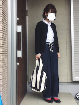 「Piedi Nudi（ピエディヌーディ）のアイテム（パンプス）」を使った、machikoさん（レディース・155cm）の春コーディネート