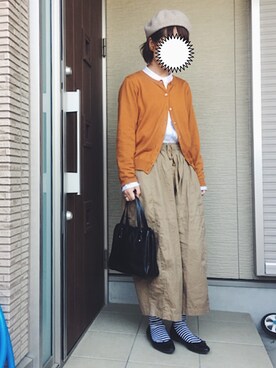 「Piedi Nudi（ピエディヌーディ）のアイテム（パンプス）」を使った、machikoさん（レディース・155cm）の春コーディネート