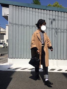 「ＧＷ」｜「アイテム（その他アウター）」を使った、machikoさん（レディース・155cm）の春コーディネート