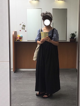 「SO（エスオー）のアイテム（オールインワン・サロペット）」を使った、machikoさん（レディース・155cm）の夏コーディネート