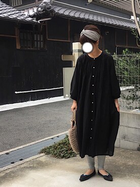 「Piedi Nudi（ピエディヌーディ）のアイテム（パンプス）」を使った、machikoさん（レディース・155cm）の秋コーディネート