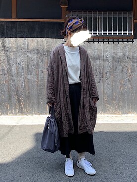 「haco!（ハコ）のアイテム（その他アウター）」を使った、machikoさん（レディース・155cm）の春コーディネート