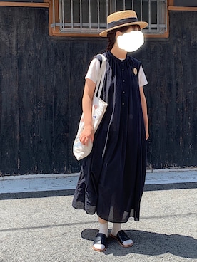 「KILKI（キルキー）のアイテム」を使った、machikoさん（レディース・155cm）の夏コーディネート
