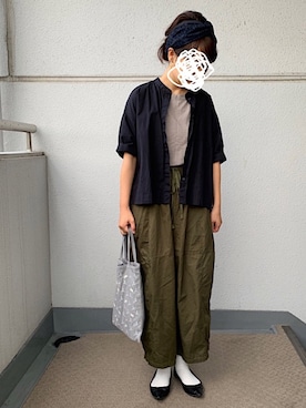 「Piedi Nudi（ピエディヌーディ）のアイテム（パンプス）」を使った、machikoさん（レディース・155cm）の秋コーディネート