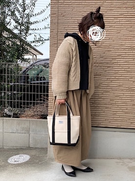 「Piedi Nudi（ピエディヌーディ）のアイテム（パンプス）」を使った、machikoさん（レディース・155cm）の冬コーディネート