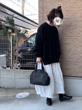 「LibertyDoll（リバティードール）のクラシカルな”おじ靴”レースアップダンスシューズ（ドレスシューズ）」を使った、machikoさん（レディース・155cm）の春コーディネート