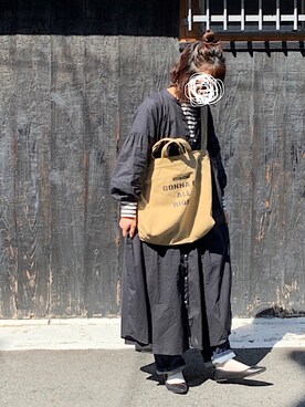 「Piedi Nudi（ピエディヌーディ）のアイテム（パンプス）」を使った、machikoさん（レディース・155cm）の春コーディネート