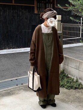 「SVEC（シュベック）のカンフーシューズ kung fu Shoes / ストラップパンプス（バレエシューズ）」を使った、machikoさん（レディース・155cm）の秋コーディネート