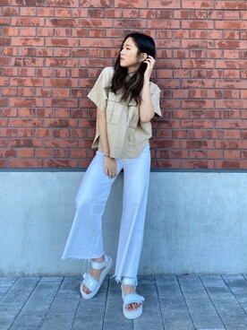 「styles（スタイルス）のアイテム」を使った、naoさん（レディース・162cm）の春コーディネート