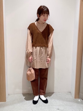 tsujiさん（レディース・153cm）の冬コーディネート