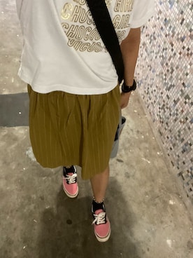 「:CHOCOOLATEのアイテム」を使った、MadMag Yan🐽さん（レディース・157cm）の秋コーディネート