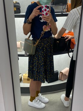 「:CHOCOOLATEのアイテム」を使った、MadMag Yan🐽さん（レディース・157cm）の秋コーディネート