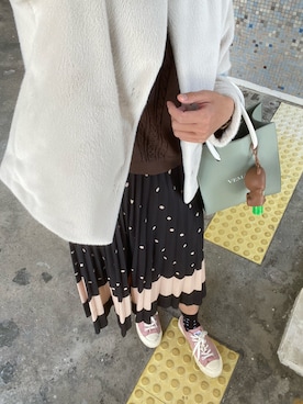 「国潮」｜「アイテム（ジャケット/アウター）」を使った、MadMag Yan🐽さん（レディース・157cm）の冬コーディネート