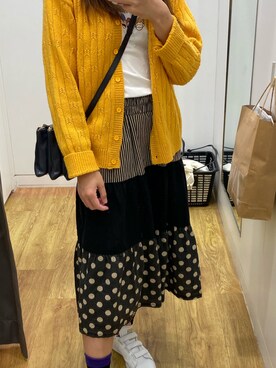 「国潮」｜「アイテム（ジャケット/アウター）」を使った、MadMag Yan🐽さん（レディース・157cm）の冬コーディネート