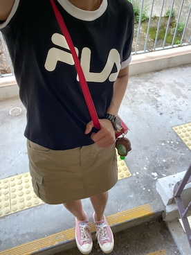 「hot」｜MadMag Yan🐽さん（レディース・157cm）の夏コーディネート