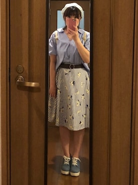 「LIME.INC（ライム）のアイテム」を使った、greenさん（レディース・155cm）の春コーディネート