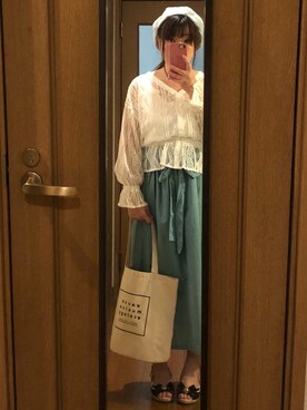 「LIME.INC（ライム）のアイテム」を使った、greenさん（レディース・155cm）の夏コーディネート