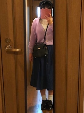 「秋のコーデ」｜「UNIQLO（ユニクロ）のアイテム（キャップ）」を使った、greenさん（レディース・155cm）の秋コーディネート