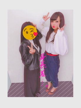 「新生活」｜「アイテム（デニムパンツ）」を使った、Mikaさん（レディース・158cm）の冬コーディネート