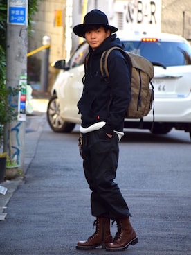 Ryanさん（メンズ・168cm）の冬コーディネート