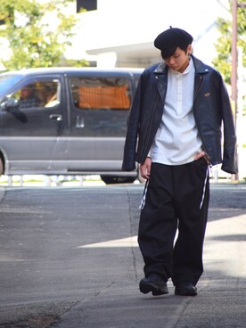 「VIRGOwearworks（ヴァルゴウェアワークス）のアイテム（ジャケット/アウター）」を使った、Ryanさん（メンズ・168cm）の冬コーディネート