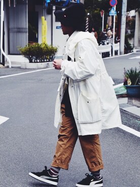 「VIRGOwearworks（ヴァルゴウェアワークス）のアイテム（ジャケット/アウター）」を使った、Ryanさん（メンズ・168cm）の春コーディネート