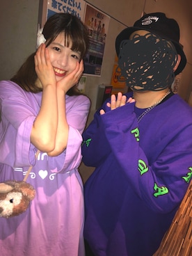 「L.H.P Private Brand（エルエイチピープライベートブランド）のアイテム（スウェット）」を使った、Makoさん（メンズ・164cm）の冬コーディネート