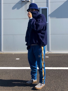「やっぱりストリートが好き」｜「アイテム（スリッポン）」を使った、fuugaさん（メンズ・170cm）の秋コーディネート