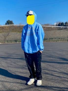 「BLACK SCALE（ブラックスケール）のアイテム」を使った、fuugaさん（メンズ・170cm）の冬コーディネート