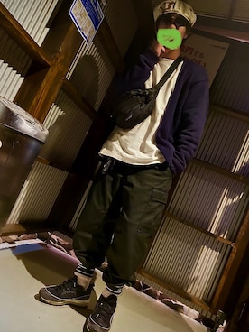 「RULER（ルーラー）のアイテム」を使った、fuugaさん（メンズ・170cm）の冬コーディネート