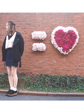 「goocy」｜moeÜさん（レディース・158cm）の冬コーディネート