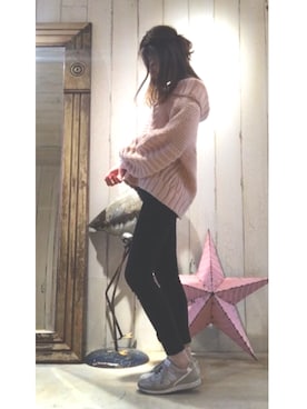 moeÜさん（レディース・158cm）の春コーディネート