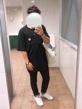 髪型 最高の黒 トップス コーデ メンズ