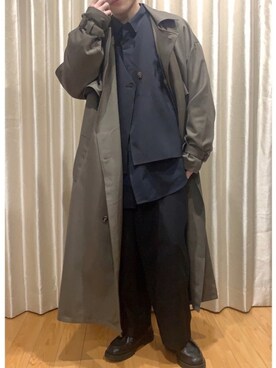 katsuki｜EMMA CLOTHESのトレンチコートを使ったコーディネート - WEAR