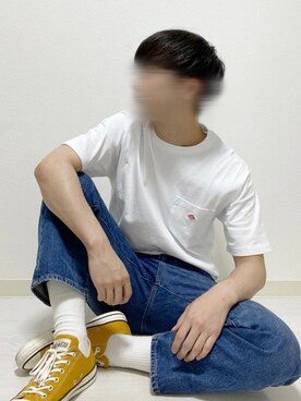 「UNIQLO（ユニクロ）の50色ソックス（消臭機能付き）（ソックス/靴下）」を使った、kasago/Instagramも見てねさん（メンズ・165cm）の夏コーディネート