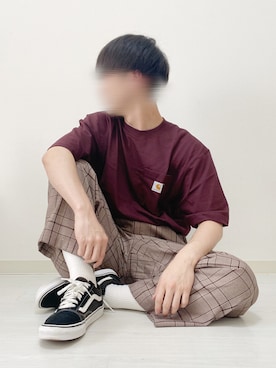 「UNIQLO（ユニクロ）の50色ソックス（消臭機能付き）（ソックス/靴下）」を使った、kasago/Instagramも見てねさん（メンズ・165cm）の夏コーディネート